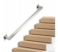 Mains courantes industrielles en acier inoxydable 90 cm 150 cm 280 cm 330 cm 480 cm Aide à l'équilibre Murale pour barres d'appui de salle de bain, barre de repose-pieds(180cm)