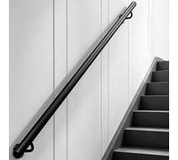 Mains courantes modernes pour couloir intérieur, rampes d'escalier antidérapantes avec supports, kit barre d'appui sécurité murale pour personnes âgées(180cm)