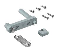 Maintien fermé magnétique - visser - gris - Push to Move - WingLine L HETTICH