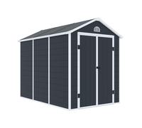 Maison à outils en plastique Bergen 1,9 x 2,8 m CoverTech anthracite