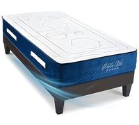 Maison Aubertin Matelas Dolce Vita 90x200 cm, 28 cm, Lit 1 Place, 495 Ressorts Ensachés & Mémoire de Forme Haute Densité 60 kg/m³, Soutien Ferme, Orthopédique, Chambre Enfant, Adolescent ou Invité