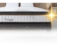 Maison Aubertin Matelas Emeraude 160x200, 24 cm Ép, Lit 2 Personnes, Mémoire de Forme Haute Densité 60 kg/m³, Accueil Moelleux, Soulage Le Mal de Dos, Soutien Ferme et Orthopédique, Chambre Adulte
