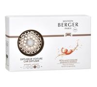 Maison Berger Diffuseur Voiture Parfumé - Clip Métal 4,5 cm avec Recharge Incluse, Fabrication Française - Clip Grille Aération - Jusqu’à 4 Semaines de Diffusion (Pétillance Exquise)