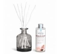 MAISON BERGER Bouquet Parfumé Aroma Relax Douceur Orientale 180 ML | Bouquet parfumé Aroma Relax, oriental doux, verre gris 180 ml, 6 brins, diffusion passive sans flamme, sans pile