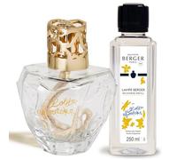 MAISON BERGER Coffret Premium Lampe Berger Lolita Lempicka Transparente - Lampe à Catalyse avec Recharge Lolita Lempicka 250 ml - Système 2-en-1 pour Aider à Purifier puis Parfumer l’Air