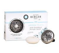 Maison Berger Diffuseur Voiture Parfumé - Clip Métal 4,5 cm avec Recharge Incluse, Fabrication Française - Clip Grille Aération - Jusqu’à 4 Semaines de Diffusion (Aroma Travel)