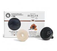 Maison Berger Diffuseur Voiture Parfumé - Clip Métal 4,5 cm avec Recharge Incluse, Fabrication Française - Clip Grille Aération - Jusqu’à 4 Semaines de Diffusion (Velours d'Orient - Modulable)