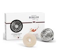 Maison Berger Diffuseur Voiture Parfumé - Clip Métal 4,5 cm avec Recharge Incluse, Fabrication Française - Clip Grille Aération - Jusqu’à 4 Semaines de Diffusion (Pétillance Exquise)