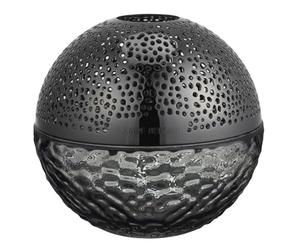 MAISON BERGER Lampe Berger Gravity Noire, Diffuseur Catalytique 460 ML | Lampe Gravity noire en verre laqué, système catalytique 2-en-1, aide à neutraliser les odeurs, recharges vendues séparément