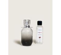 MAISON BERGER Paris - Coffret Lampe Berger Evanescence Grise + Recharges 250 ML Cuir Mystique Paris