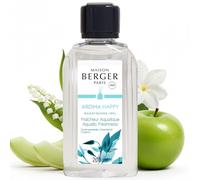 MAISON BERGER Recharge Bouquet Parfumé Aroma Happy 200 ml | Recharge Aroma Happy 200 ml pour bouquet parfumé, diffusion continue environ 4 semaines, sans flamme