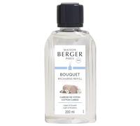 MAISON BERGER Recharge Bouquet Parfumé Caresse de Coton 200 ml | Recharge Caresse de Coton 200 ml pour bouquet parfumé, diffusion continue environ 4 semaines, sans flamme
