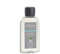 MAISON BERGER Recharge Bouquet Parfumé Citronnelle 200 ml | Recharge Citronnelle 200 ml pour bouquet parfumé, diffusion continue environ 4 semaines, sans flamme