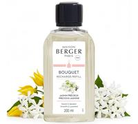 Maison Berger - Recharge Bouquet Parfumé Jasmin Précieux - Parfum d’intérieur pour la maison 200 ml - Fabriqué en France - Diffusion Longue Durée, Douce et Continue