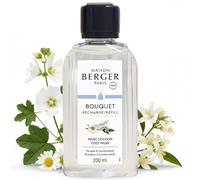 MAISON BERGER Recharge Bouquet Parfumé Musc Cocoon 200 ml | Recharge Musc Cocoon 200 ml pour bouquet parfumé, diffusion continue environ 4 semaines, sans flamme