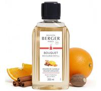 MAISON BERGER Recharge Bouquet Parfumé Orange de Cannelle 200 ml | Recharge Orange de Cannelle 200 ml pour bouquet parfumé, diffusion continue environ 4 semaines, sans flamme