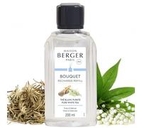 MAISON BERGER Recharge Bouquet Parfumé Thé Blanc Pureté 200 ml | Recharge Thé Blanc Pureté 200 ml pour bouquet parfumé, diffusion continue environ 4 semaines, sans flamme