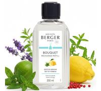Maison Berger - Recharge Bouquet Parfumé Zeste de Verveine - Parfum d’intérieur pour la maison 200 ml - Fabriqué en France - Diffusion Longue Durée, Douce et Contin