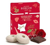 Maison Berger Recharge Diffuseur Voiture Lolita Lempicka Sweet – Céramique, Lot de 2