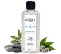 Maison Berger - Recharge Lampe Berger Aqua Céleste 500 ML - Notes Marines, Orange, Feuille de Violette - Parfum boisé, Floral, Oriental - Anti-odeurs - Fabriqué en France