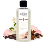 MAISON BERGER - Recharge Lampe Berger Aroma Relax 500 ML - Anis étoilé, Réglisse, Jasmin - Parfum Floral, Gourmand - Anti-odeurs - Fabriqué en France