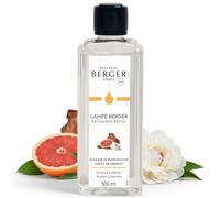 Maison Berger - Recharge Lampe Berger Douceur de Pamplemousse 500 ML - Bergamote, Pamplemousse, Poire - Parfum boisé, Floral, fruité, musqué - Anti-odeurs - Fabriqué en France