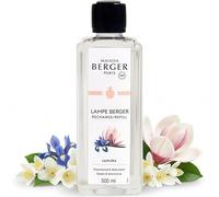 MAISON BERGER Recharge Lampe Berger Liliflora, 500 ML | Recharge Liliflora 500 ml pour Lampe Berger à catalyse, environ 80 h de diffusion, aide à neutraliser les odeurs