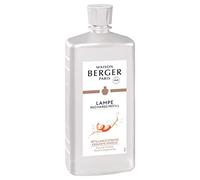 MAISON BERGER - Recharge Lampe Berger Pétillance Exquise 500 ML - Patchouli, Rose, Muguet - Parfum boisé, Floral, fruité, musqué - Anti-odeurs - Fabriqué en France