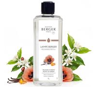 Maison Berger - Recharge Lampe Berger Velours d’Orient 1 Litre - Fleur d’Oranger & Vanille - Parfum Oriental Floral & Sensuel - Neutralisation des odeurs - Fabriqué en France