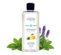 MAISON BERGER Recharge Lampe Berger Zeste de Verveine, 1 L | Recharge Zeste de Verveine 1 L pour Lampe Berger à catalyse, environ 160 h de diffusion, aide à neutraliser les odeurs