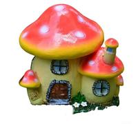 Maison champignon en résine pour mini décoration de jardin champignon en | Cabane de conte de fées pour pots de bonsaï, terrariums et paysages de mousse pour créer un accessoire de décoration idéal