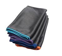 Maison culte maisonculte TopClean- Chiffon en Fibre de Carbone - 2/3/4 Serviette Nettoyage sans Trace 40 * 50cm pour Verre, Vitre, Lunettes, Vaisselle, Cuisine, Ménage