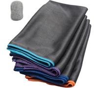 Maison culte maisonculte TopClean- Chiffon en Fibre de Carbone ，Serviette Nettoyage sans Trace 40 * 50cm ，Haute efficacité clean top chiffon de nettoyage，pour Verre, Vaisselle, Cuisine, Ménage.