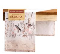 Maison d' Hermine Chemin de Table 100% Coton Simple Couche, 150 cm de Long, pour la Maison, la Cuisine, Les Repas, Les fêtes, Les Mariages, Printemps Été (Meadow Florals - Brown, 50 cm x 150 cm)