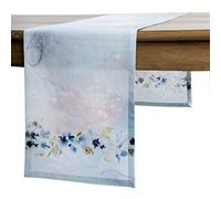 Maison d' Hermine Chemin de Table 100% Coton Simple Couche, 150 cm de Long, pour la Maison, la Cuisine, Les Repas, Les fêtes, Les Mariages, Printemps Été (Lazy Summer Days, 50 cm x 150 cm)