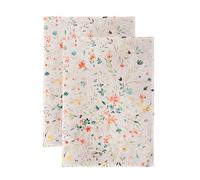 Maison d' Hermine Colmar Lot de 2 torchons de Cuisine, de Bar Multi-usages Doux et absorbants 100% Coton (50,8 x 69,1 cm)