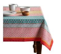 Maison d' Hermine Table Cloth Square Table 100% Cotton 54 x 54 inches Tablecloth Reusable Decorative Everyday Use for Dining Room, Farmhouse, Home, Party, Festive & Wedding Spring Summer - Provence