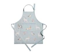 Maison d' Hermine Tablier 100% coton avec sangle de cou réglable, poche centrale et longues lanières pour femme, homme, chef