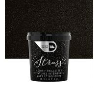 MAISON DECO Peinture pailleté Argent Brillant Strass 0.025 l