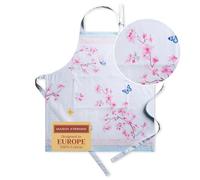 Maison d'Hermine Tablier 100% coton, 1 pièce, tour de cou réglable, avec poche centrale et longs liens pour femmes, hommes et chefs