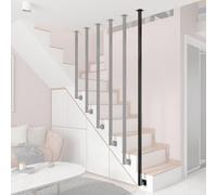 Maison et Cuisine, Kit de Rampe d'escalier à Monter soi-même 50 60 80 100 150 200 240 cm, kit de balustres métalliques pour Usage intérieur, barreaux