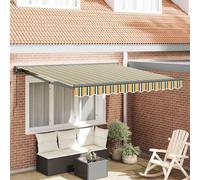 Maison Exclusive - Armature de store vert et jaune 350 x 250 cm