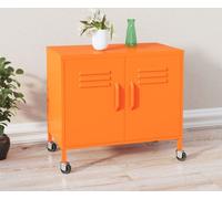 Maison Exclusive Armoire de rangement orange 60 x 35 x 56 cm acier