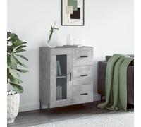 Maison Exclusive Buffet gris béton 69,5 x 34 x 90 cm bois composite
