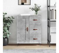 Maison Exclusive Buffet gris béton 69,5 x 34 x 90 cm bois composite
