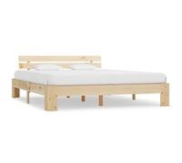 Maison Exclusive - Cadre de lit sans matelas 180x200 cm bois massif de pin