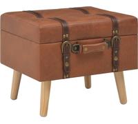 Maison Exclusive Chaise avec rangement 40 cm bronze faux cuir