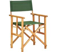 Maison Exclusive - Chaise de réalisateur en bois massif d'acacia vert