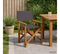 Maison Exclusive - Chaises de réalisateur, 2 pièces, bois massif d'acacia