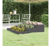 Maison Exclusive Coffre gris 107 x 107 x 27 cm bois de pin massif